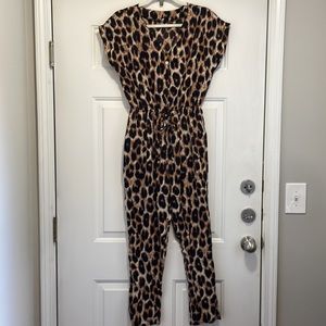 Cheetah Print Jumpsuit